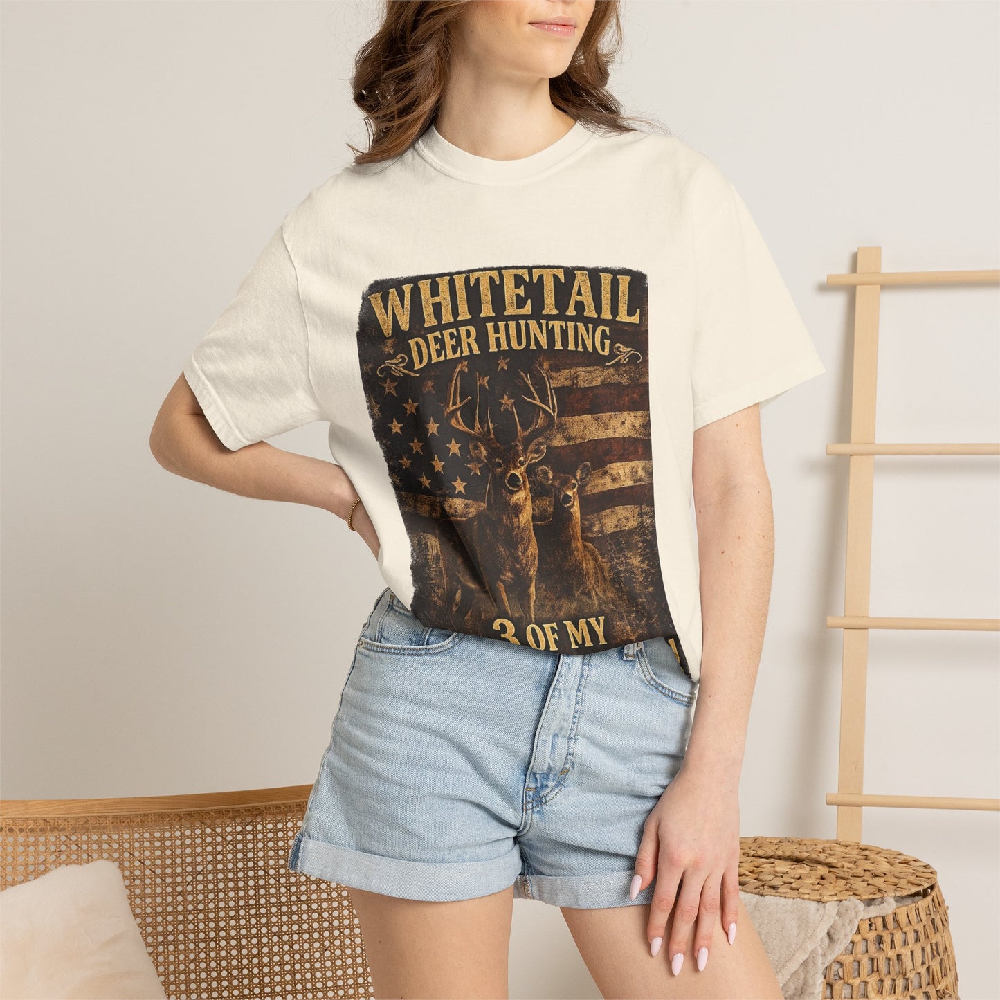 American deer hunter T-shirt