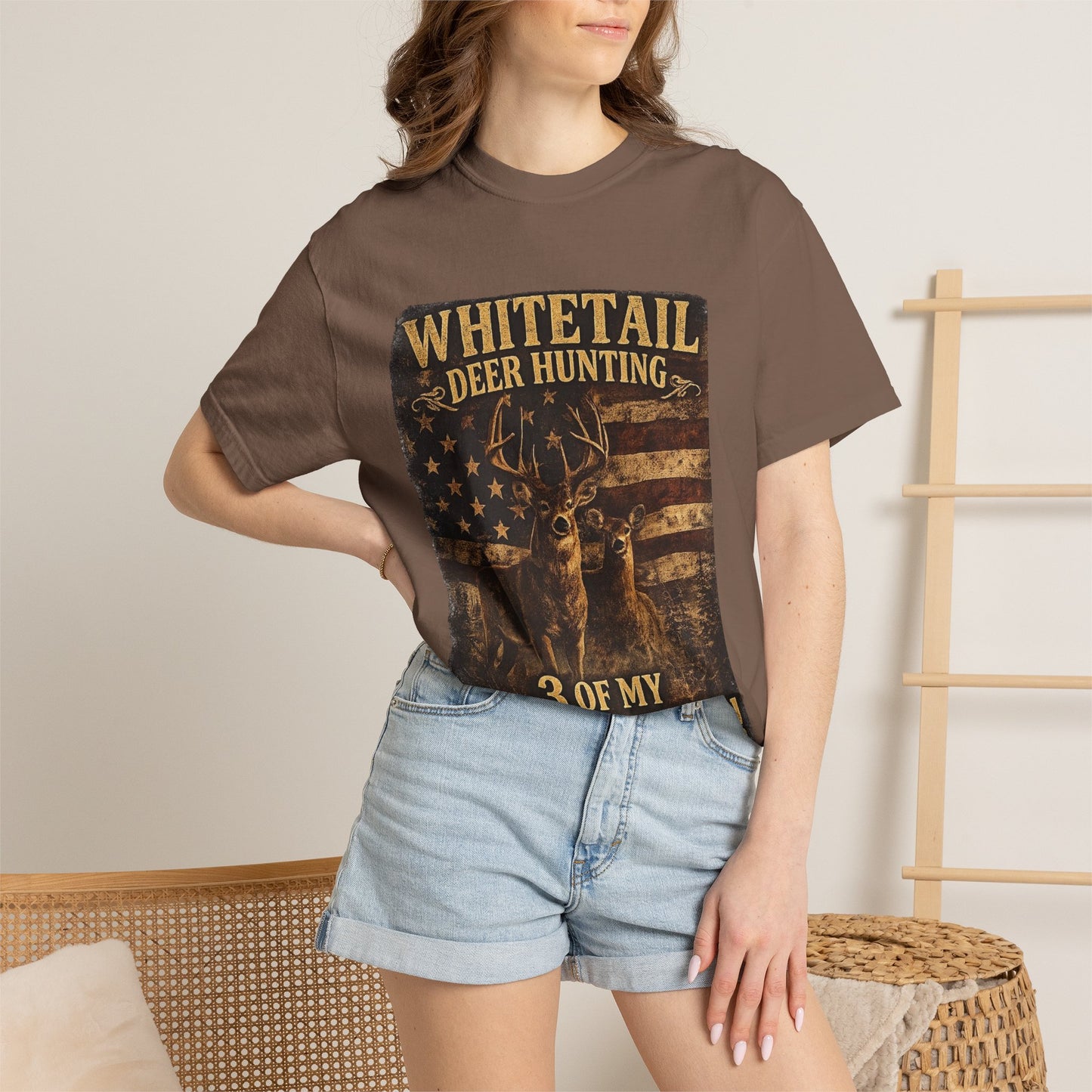 American deer hunter T-shirt