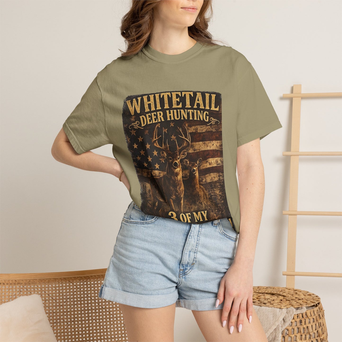 American deer hunter T-shirt